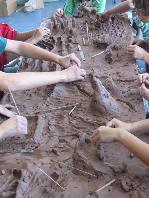clay model making for kids